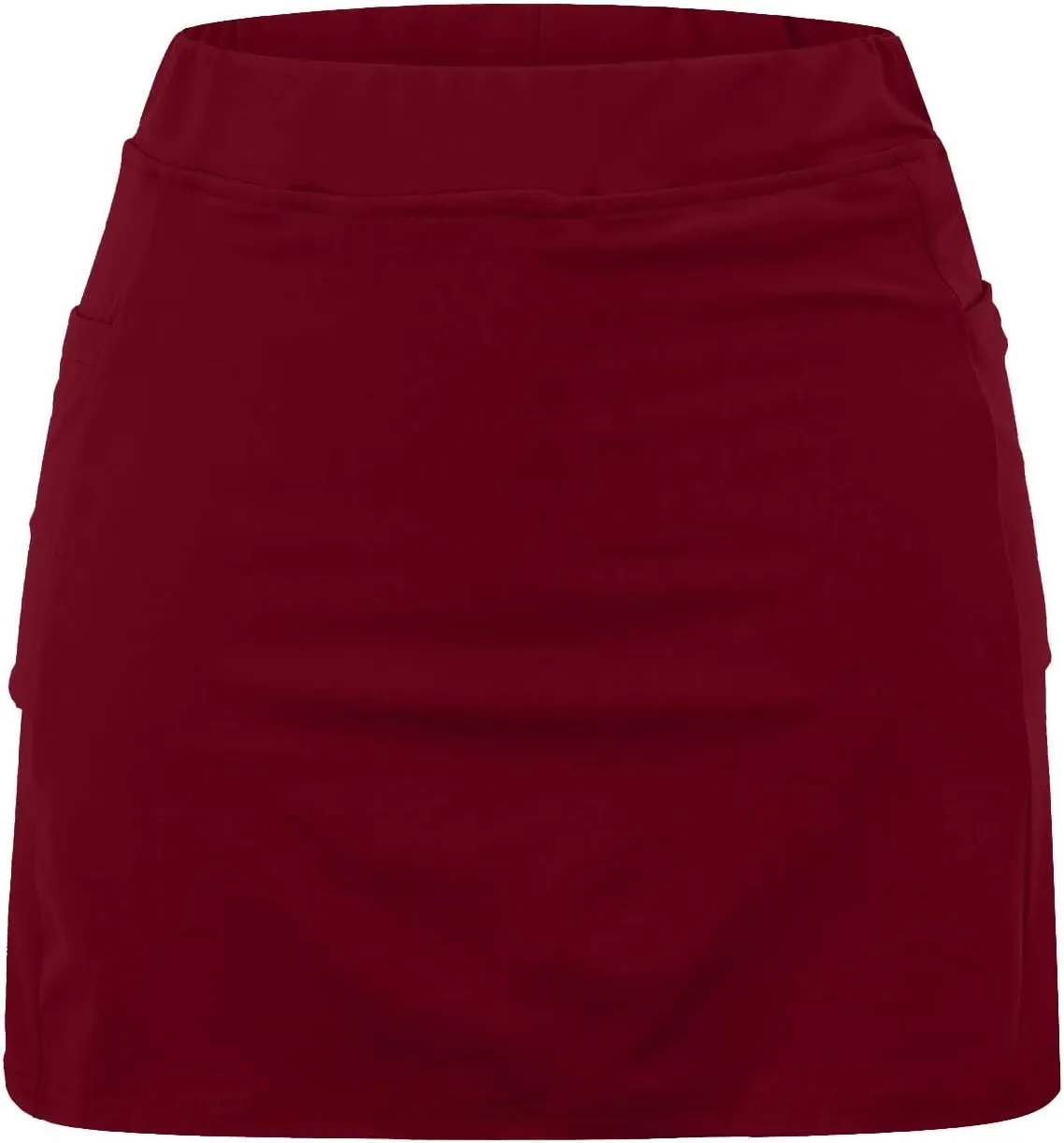aihihe Golf Skirts for Women Tummy Control Long Womens Biker Shorts with Pockets Running Shorts Men 5 inch