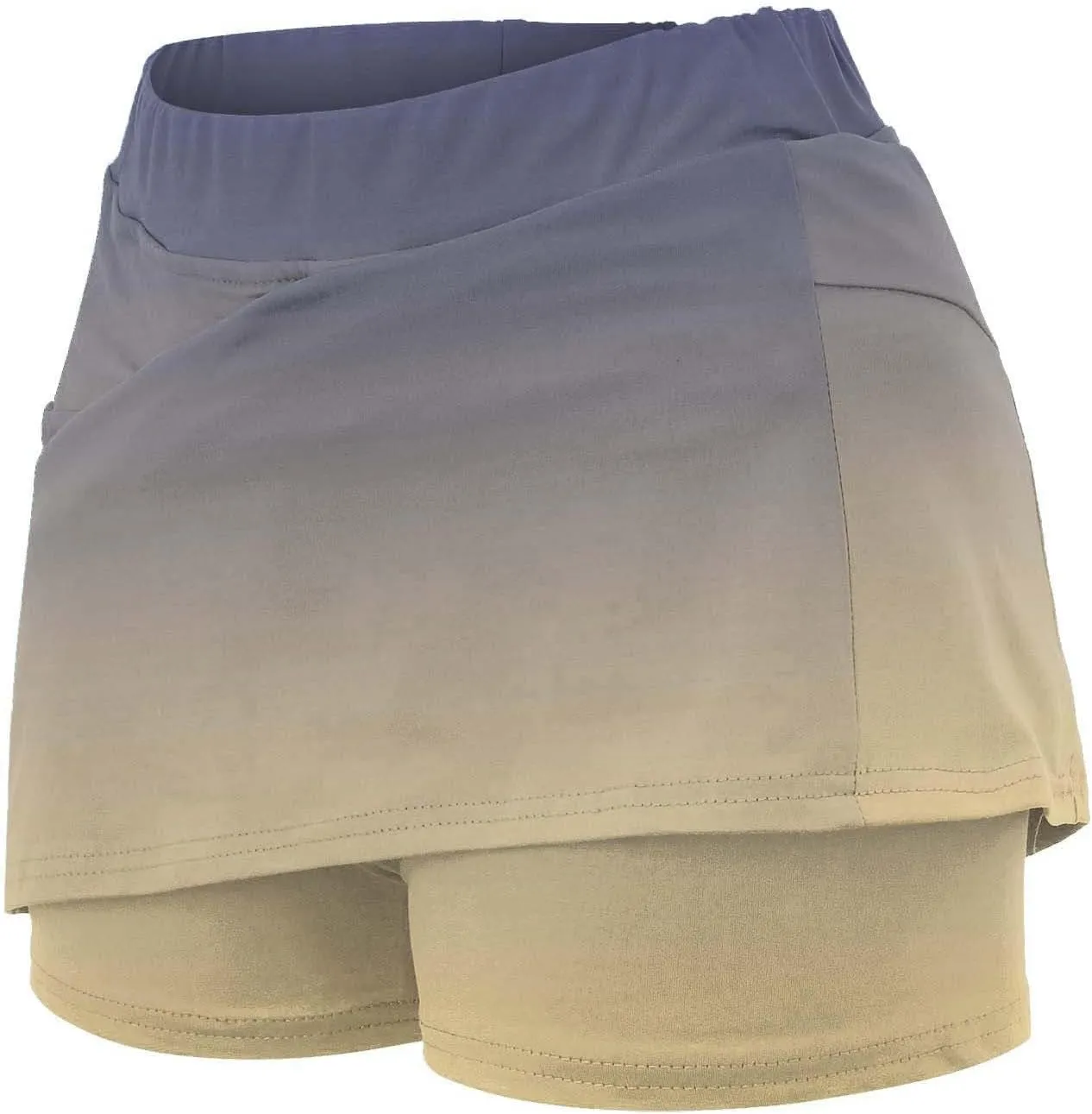 aihihe Skirts for Women Work Casual Long Skirts with Shorts for Women Trendy Summer Womens Shorts Casual Plus Size