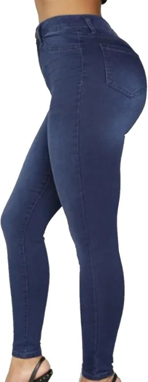 Akapi Jeans Mujer, Akapi Curvy Jeans, Classic High Waist Butt Lift Stretch Slim Fit Denim Pants for Women
