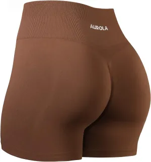 AUROLA Dream Collection Women Workout Shorts High Waist Gym Shorts, Scrunch Butt Seamless Athletic Shorts