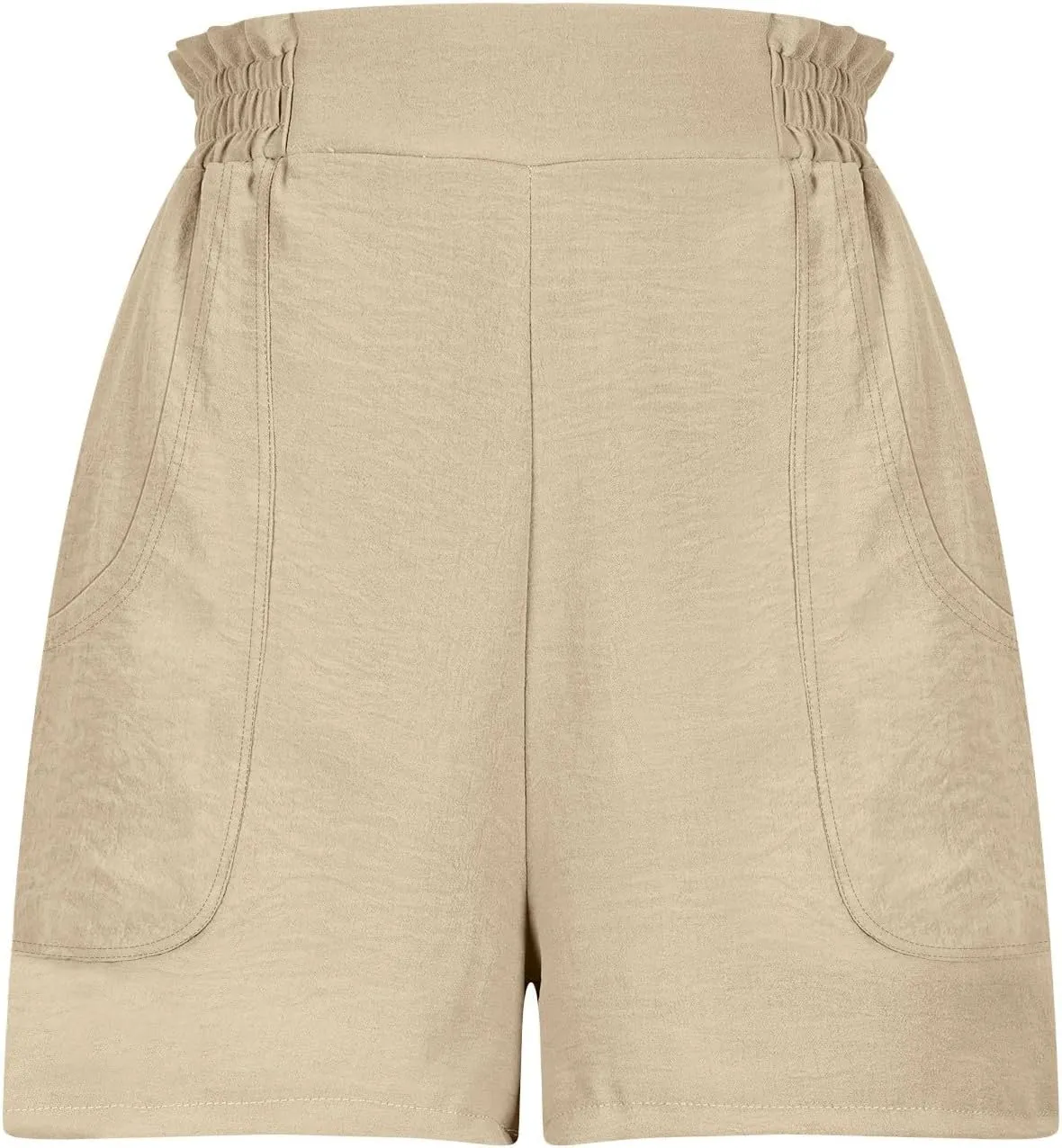 Bermuda Shorts for Women High Waist with Pockets Loungwear Athletic Shorts Summer Bottoms