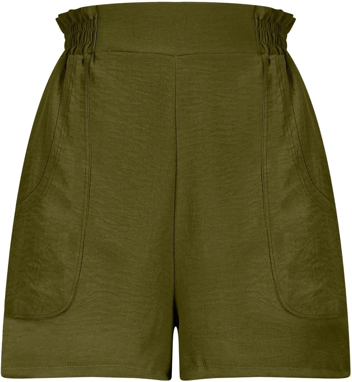 Bermuda Shorts for Women High Waist with Pockets Loungwear Athletic Shorts Summer Bottoms