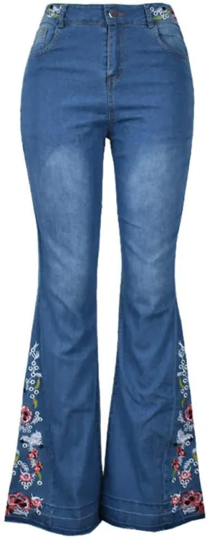 Black Flare Jeans, Women's Totally Shaping Curvy Strethy Bootcut Flare Denin Jeans