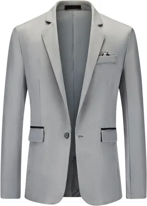 Blazer for Men 2024 Summer Fall Casual Suit Jacket Regular Fit Lapel Business Daily Lightweight Sport Coats Blazers