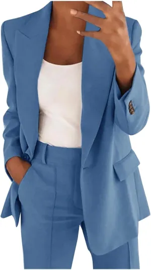Blazer for Women Lapel Sleeveless Pocket Dressy Casual Business Comfortable Comfort Fit Fashion Suit Jackets