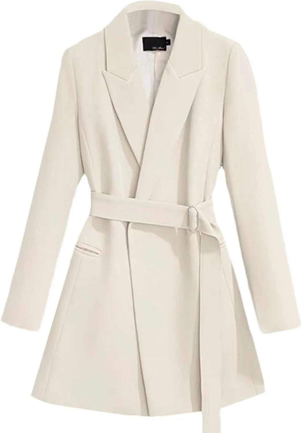 Blazer for Women Trendy Waist-Tightening Tighten Waist Comfort Fit Elegant Temperament Simple Soft Fashion Work Suit