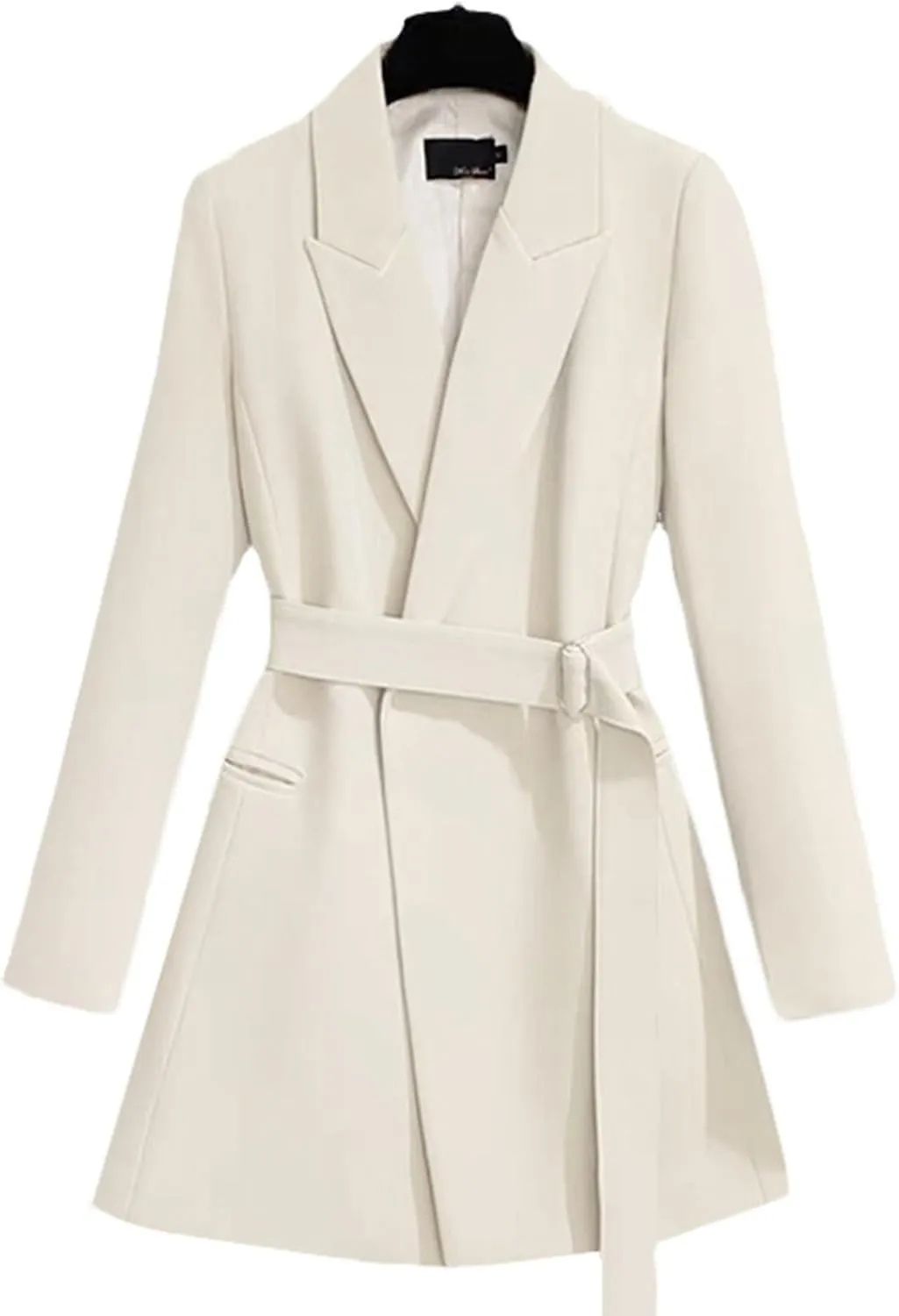 Blazer for Women Trendy Waist-Tightening Tighten Waist Comfort Fit Elegant Temperament Simple Soft Fashion Work Suit