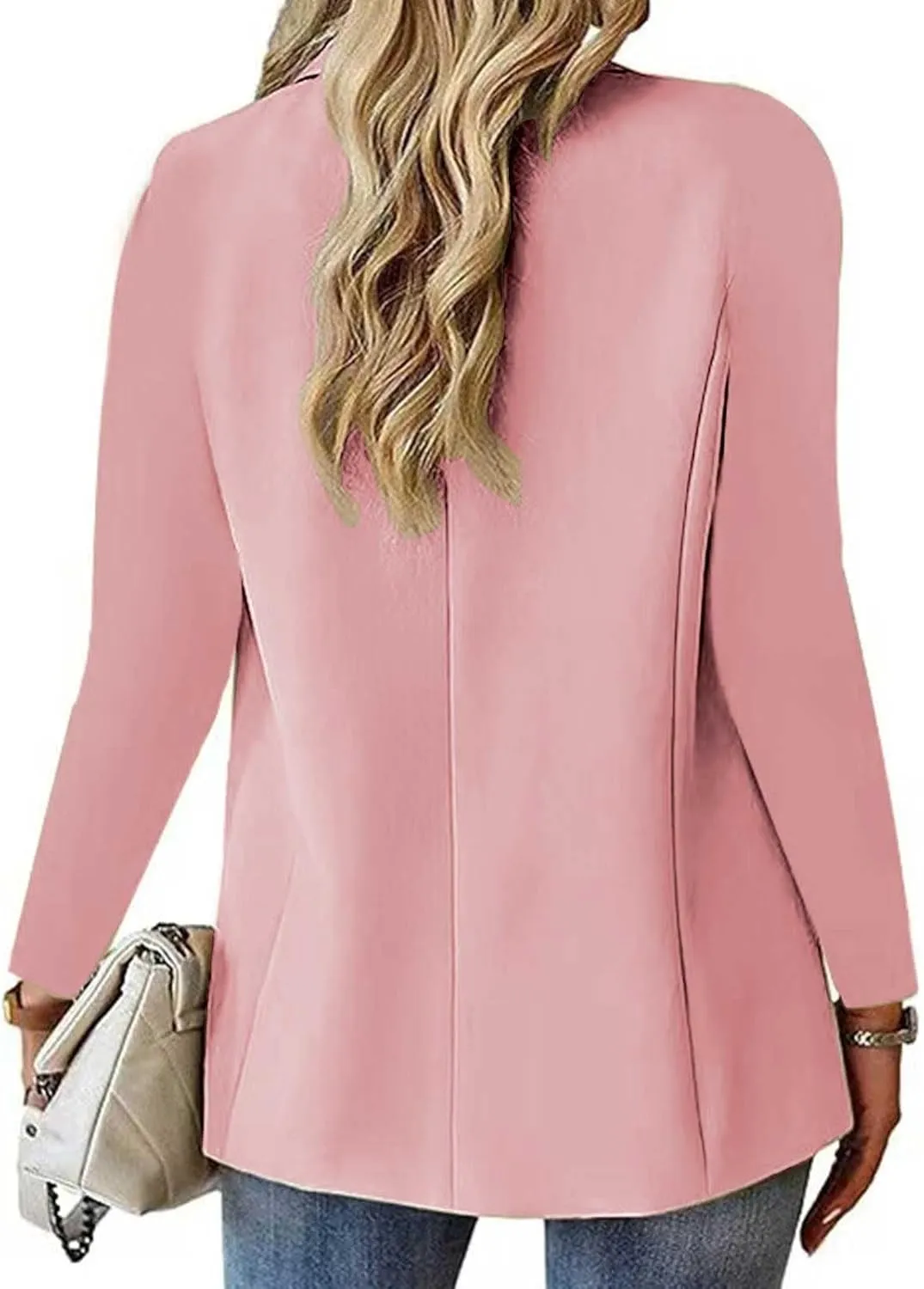Blazers for Women 2024 Trendy Long Sleeve Open Front Cardigan Business Casual Jackets Work Suit Fall Fashion Blazer