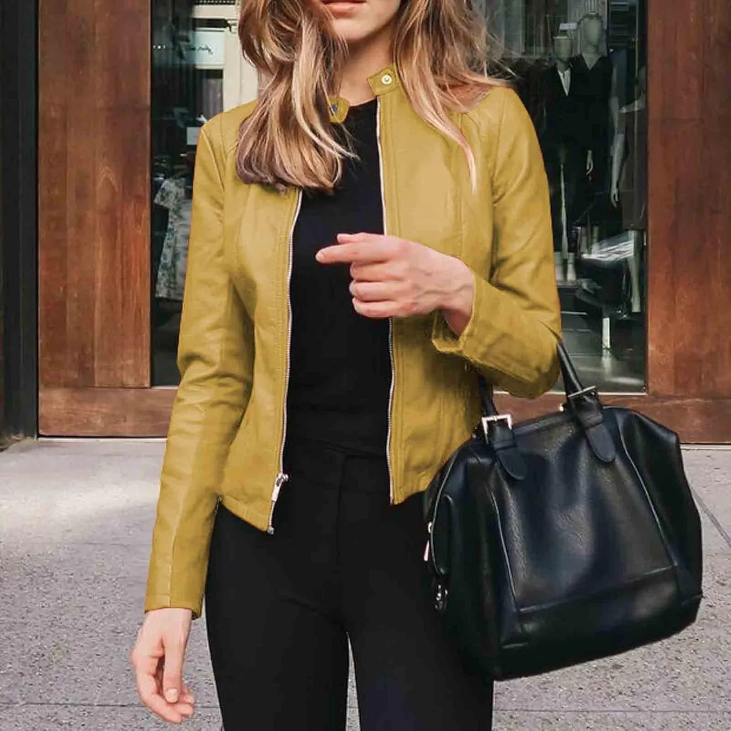 Blazers for Women Business Casual Cardigan Sweater Chunky Oversized Open Front Lady Jacket Coat Fall Outwear Coatigan