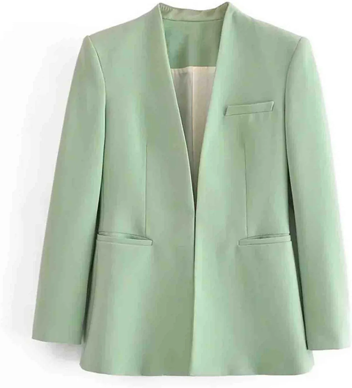 Blazers for Women Business Casual Suit Coat Fashion Solid Long Sleeve Blazer Open Front Cardigan Work Suit