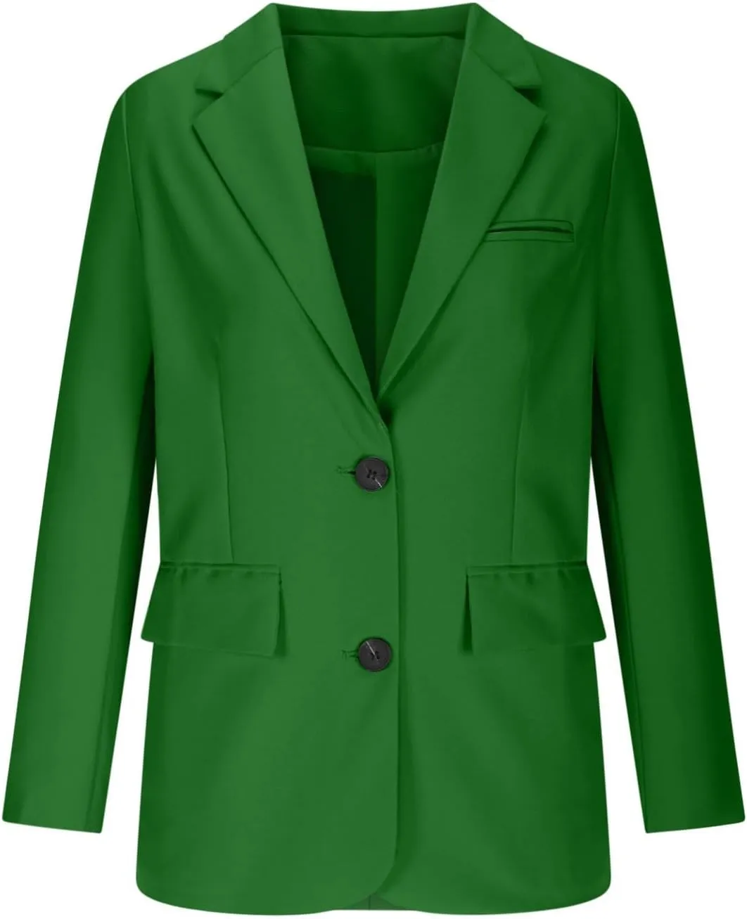Blazers for Women Casual Open Front Long Sleeve Work Office Blazer Jacket Fashion Button Lapel Blazer with Pockets
