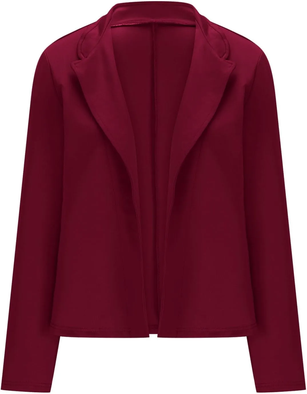Blazers for Women Oversized Long Sleeve Open Front Work Office Blazer Jackets Casual Lightweight Lapel Cardigan