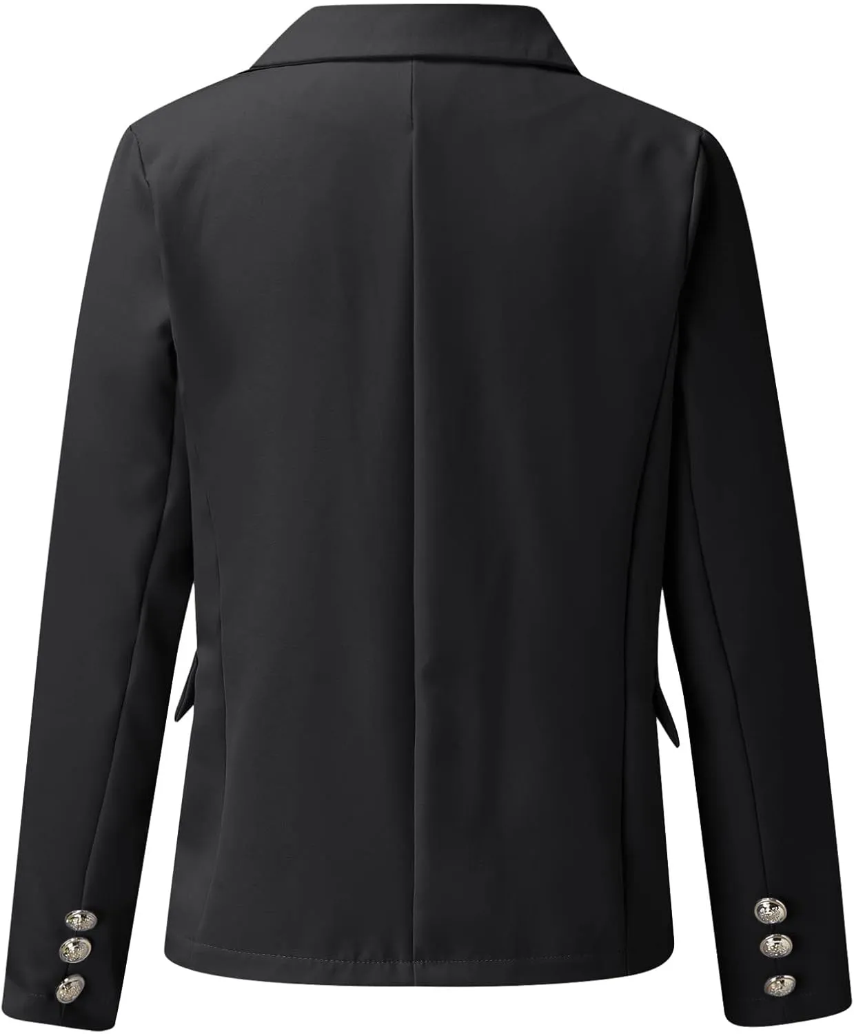 Blazers for Womens Fall Trendy Lapel Long Sleeve Sport Jacket Casual Chest Button Open Front Cardigans 2024 Work Suit