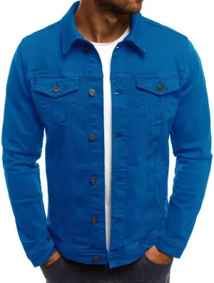 Bomber Jacket Men, Men's Lightweight Bomber Jacket Windbreaker Slim Fit Active Coat Outerwear Button Down Jackets