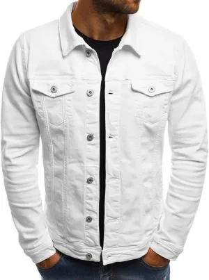 Bomber Jacket Men, Men's Lightweight Bomber Jacket Windbreaker Slim Fit Active Coat Outerwear Button Down Jackets