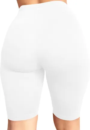 BORIFLORS Women's Athletic Workout High Waist Gym Biker Shorts