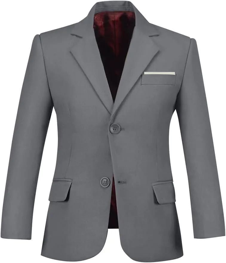 Boys Blazers Slim Fit Suit Jacket Kids Formal Tuxedo Blazer Outfit for Party School