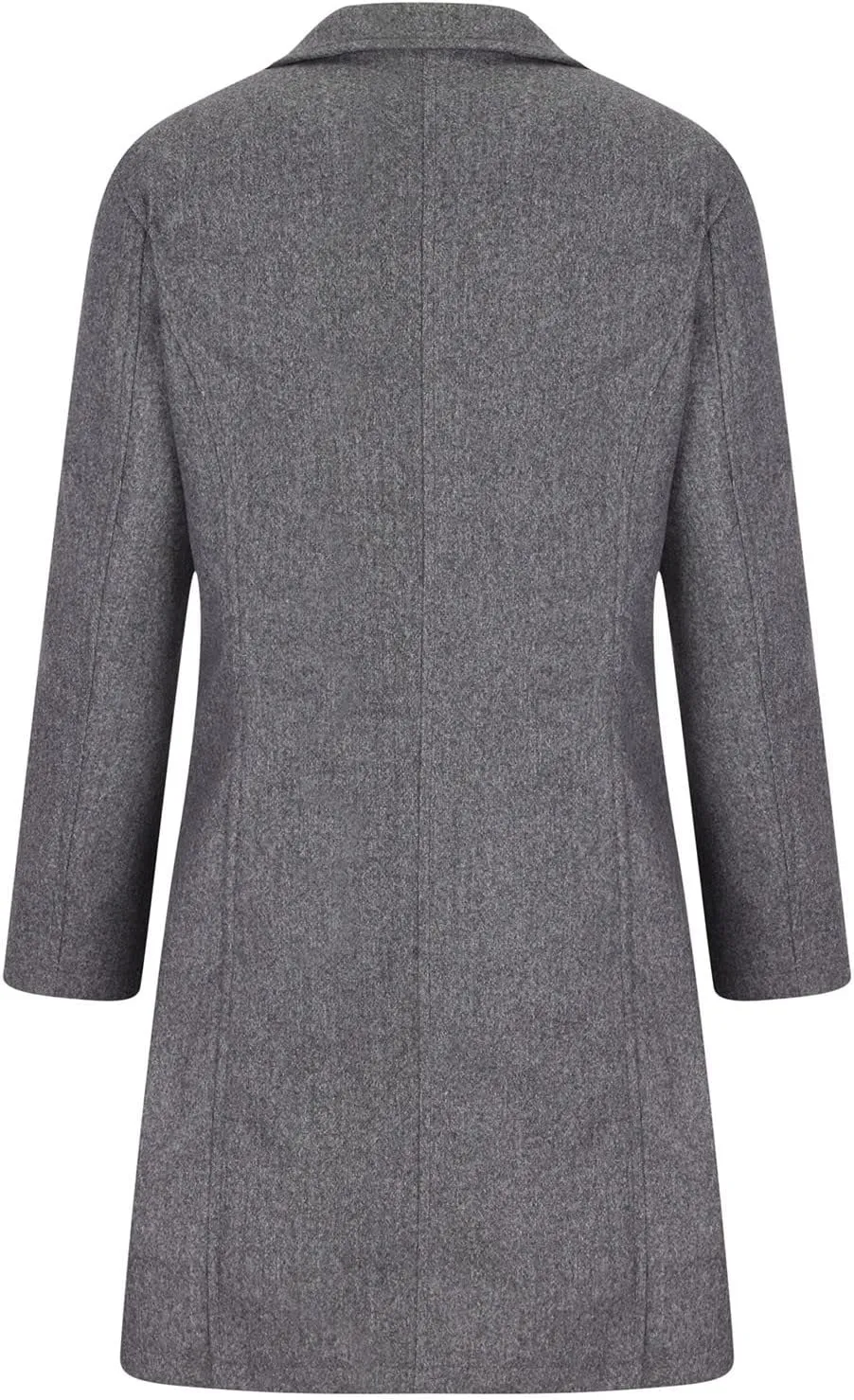 BZGTZT Winter Coats For Women 2022 Fashion Mid-Length Stand Collar Trench Coat Wool Blend Pea Coats Business Jacket Outwear