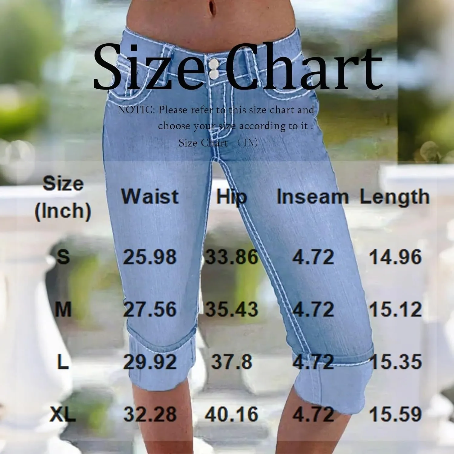 Capri Jeans for Women Stretch Low Rise Ripped Jeans Butt Lifting Wash Raw Hem Distressed Denim Capris with Pockets