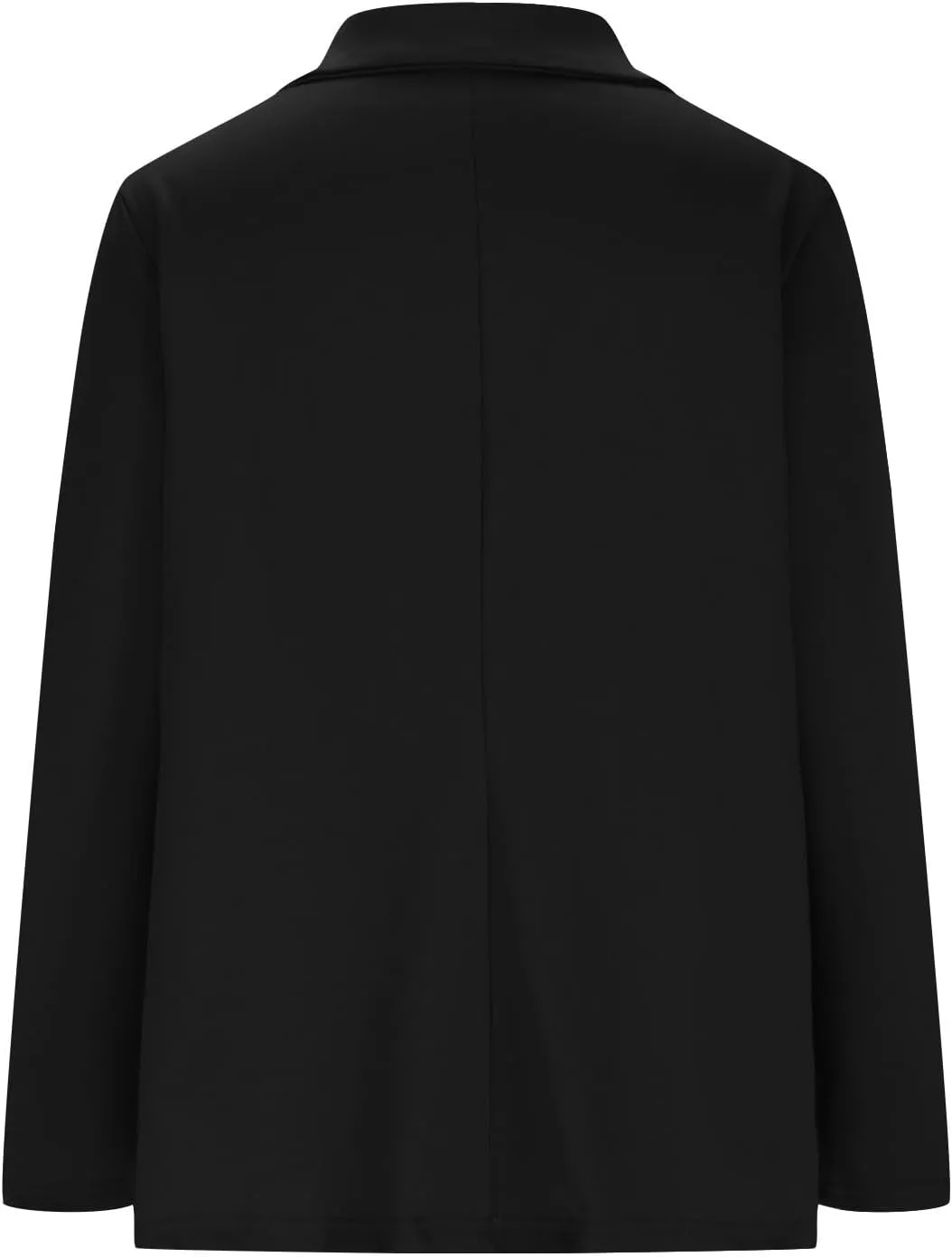 Casual Blazer for Women Fashion Lightweight Professional Work Office Suit Coat Button Solid Color Open Front Clothes