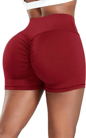 CFR Women Workout Shorts Gym Shorts Fitness Scrunch Butt Lifting High Waist Athletic Shorts Hot Shorts for Summer