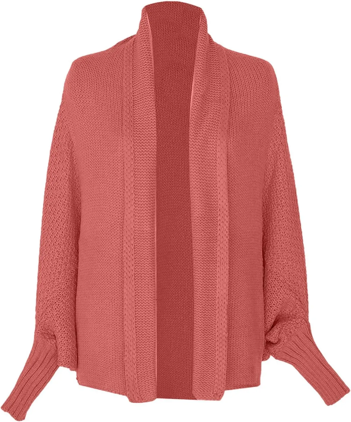 DDAPJ pyju Women's Cardigan Sweaters Oversized Chunky Knit Kimono Slouchy Wrap Open Front Fall Long Sleeve Outwear Coat