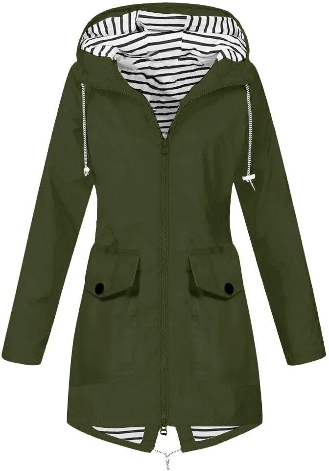 Double-Breasted Classic Lapel Overcoat Women Coat Rain Raincoat Women'S Coat Long Dress Jacket Coat for Women