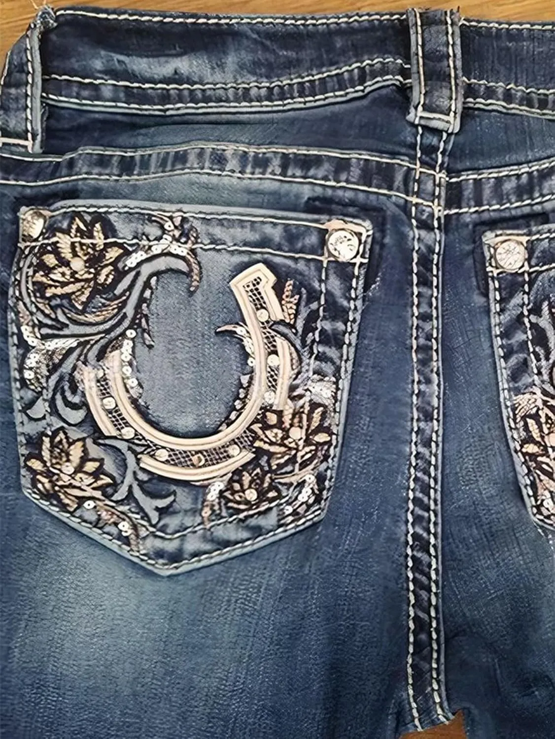 Flamingals Boot Cut Jeans for Women Trendy Tummy Control High Waist Jean Flare Jeans Skinny Denim Pants