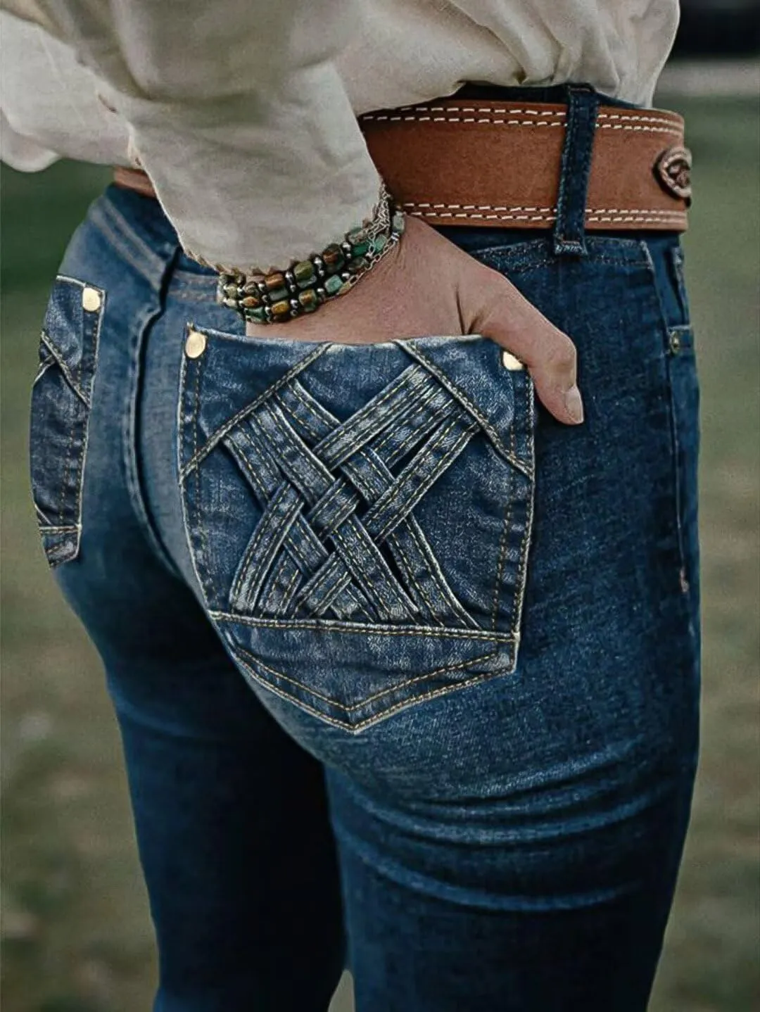 Flamingals Boot Cut Jeans for Women Trendy Tummy Control High Waist Jean Flare Jeans Skinny Denim Pants