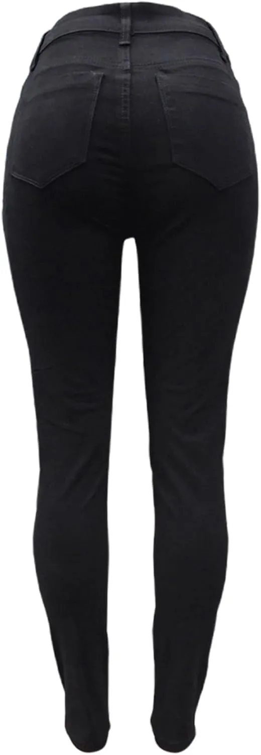 FZVYD Women's High Waist Jeans Slim Fit Casual 2025 Fashion Trousers Denim Pants Hip-Lifting Jeans Skinny Stretchy Leggings