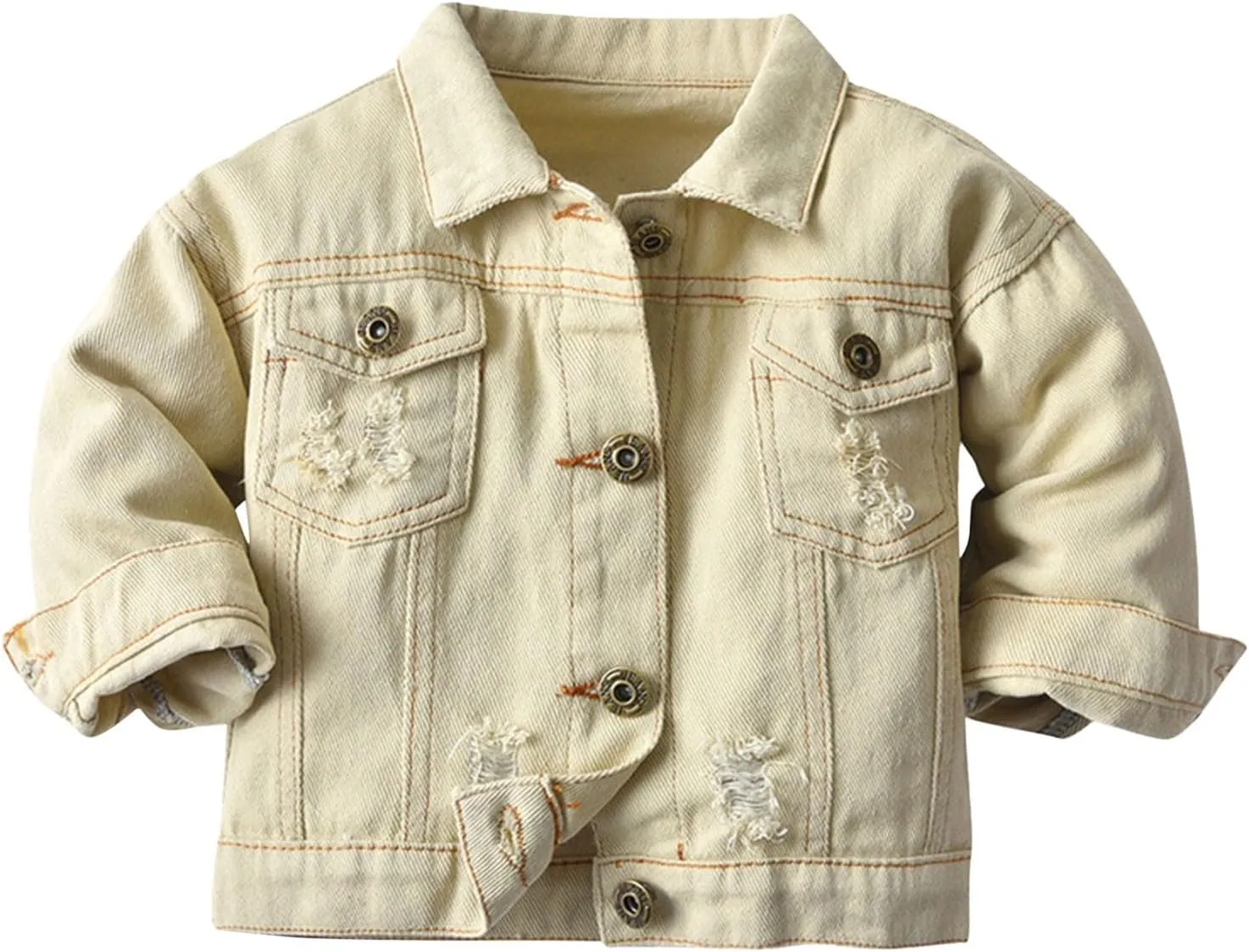 Girls' Toddler Trucker Jacket Girls Denim Jacket Kids Girls Boys Denim Jackets Baby Jacket, Boys Jackets
