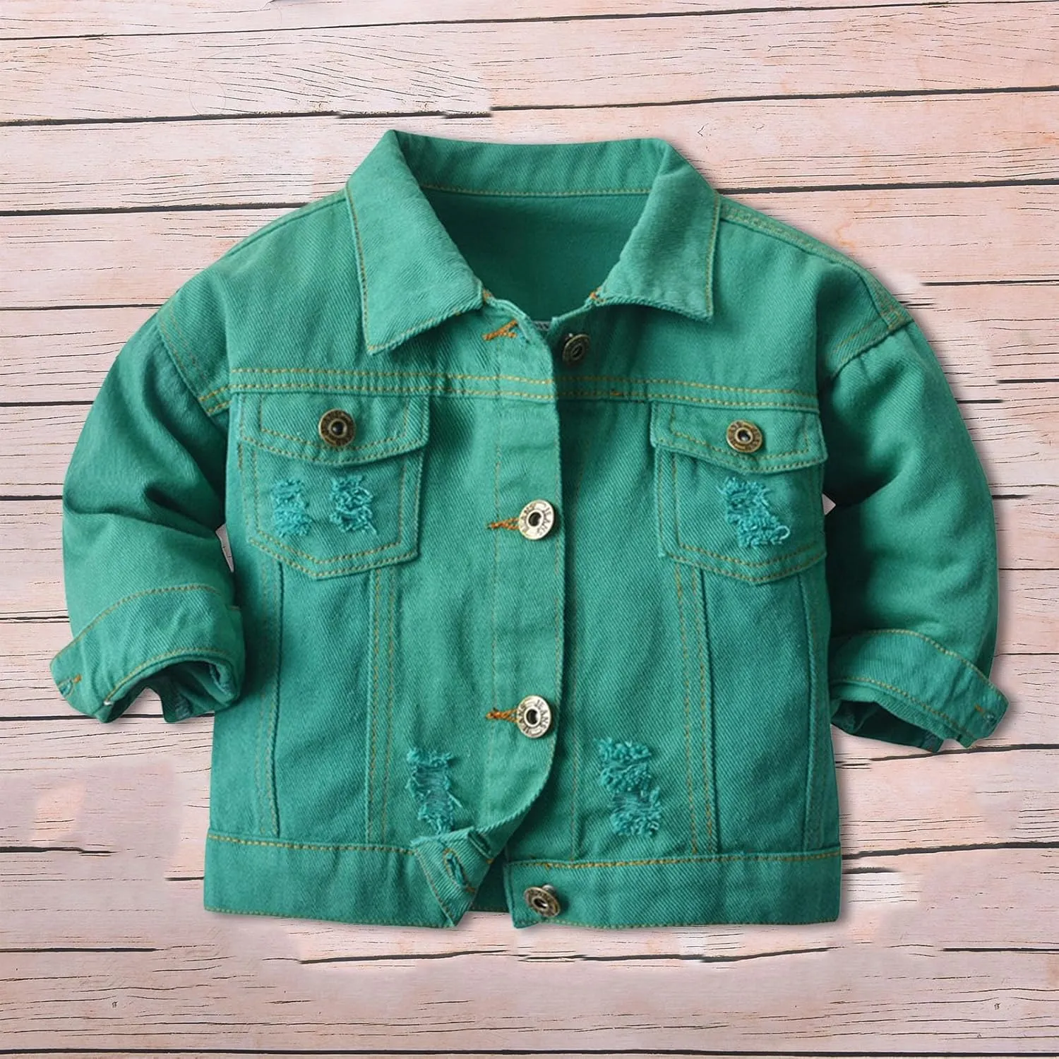 Girls' Toddler Trucker Jacket Girls Denim Jacket Kids Girls Boys Denim Jackets Baby Jacket, Boys Jackets
