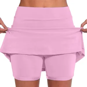 Golf Skirts for Women 18 inch Length Workout Shorts Women Longer Inseam Plus Size Shorts for Women 3X