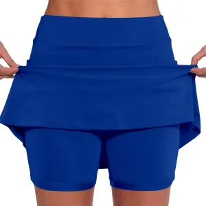 Golf Skirts for Women 18 inch Length Workout Shorts Women Longer Inseam Plus Size Shorts for Women 3X