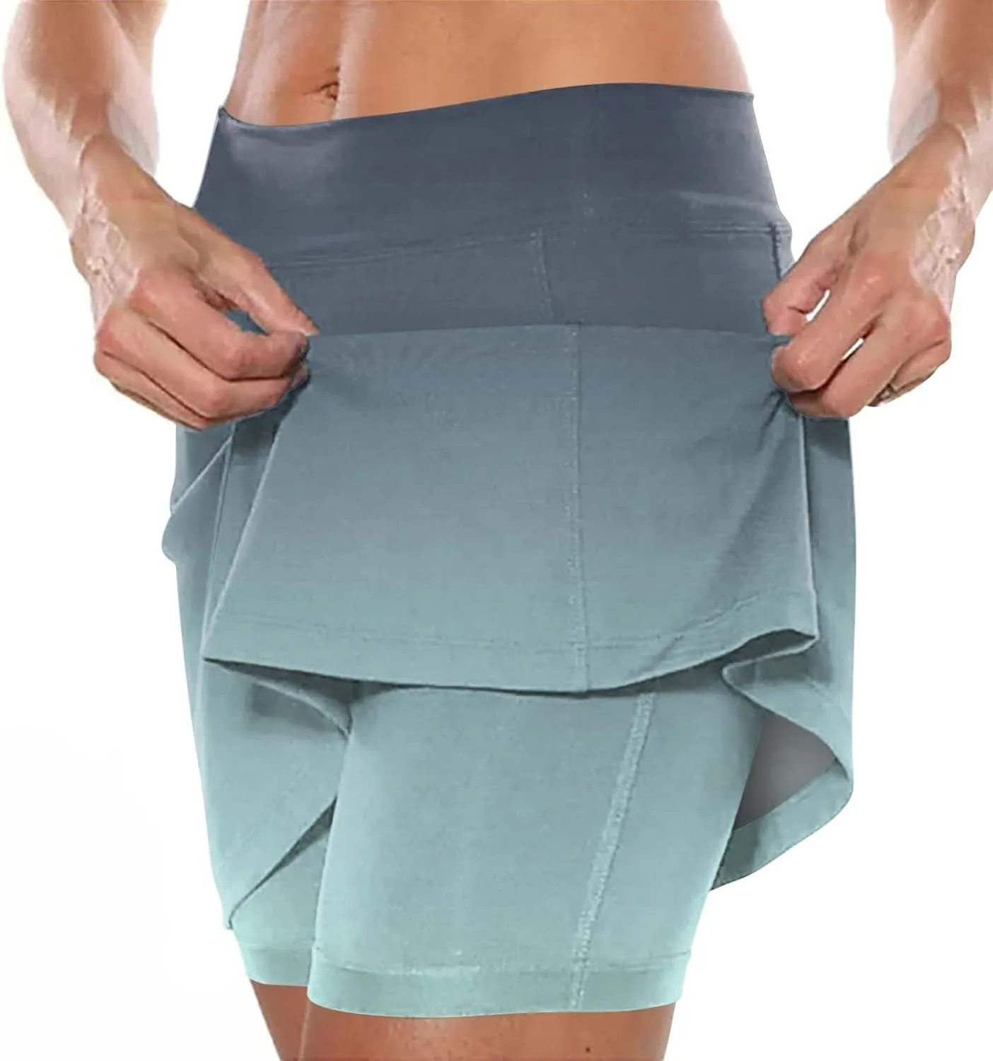 Golf Skirts for Women 18 inch Length Workout Shorts Women Longer Inseam Plus Size Shorts for Women 3X