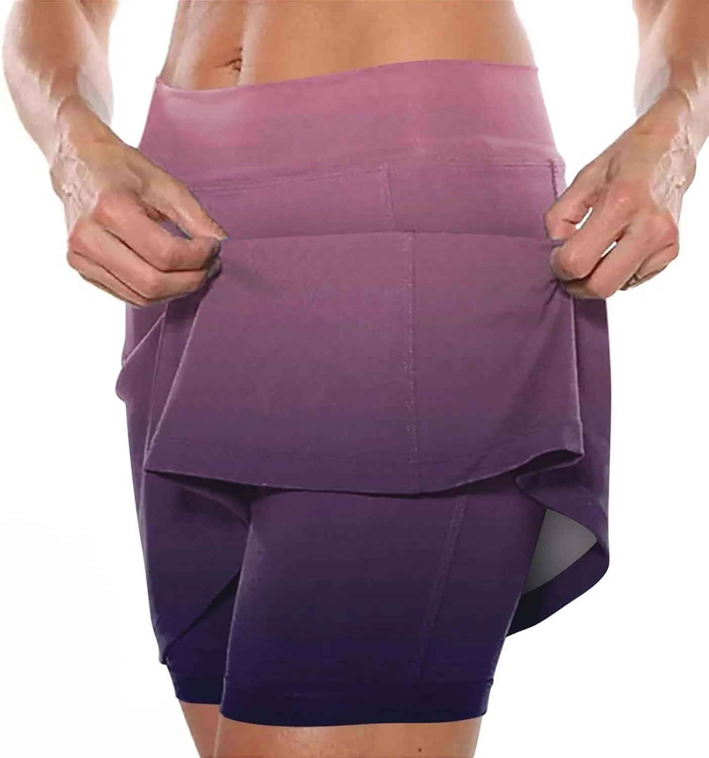 Golf Skirts for Women 18 inch Short Shorts for Women high Waisted Long Tennis Skirt Long Inseam
