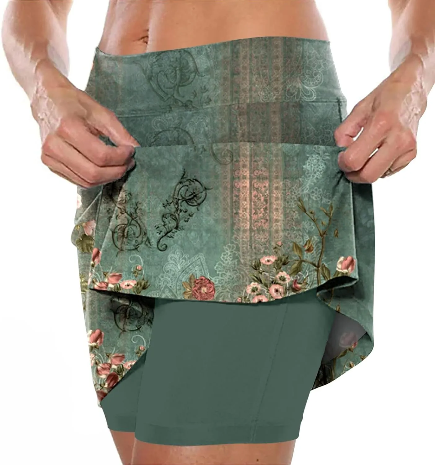 Golf Skirts for Women 18 inch Short Shorts for Women high Waisted Long Tennis Skirt Long Inseam