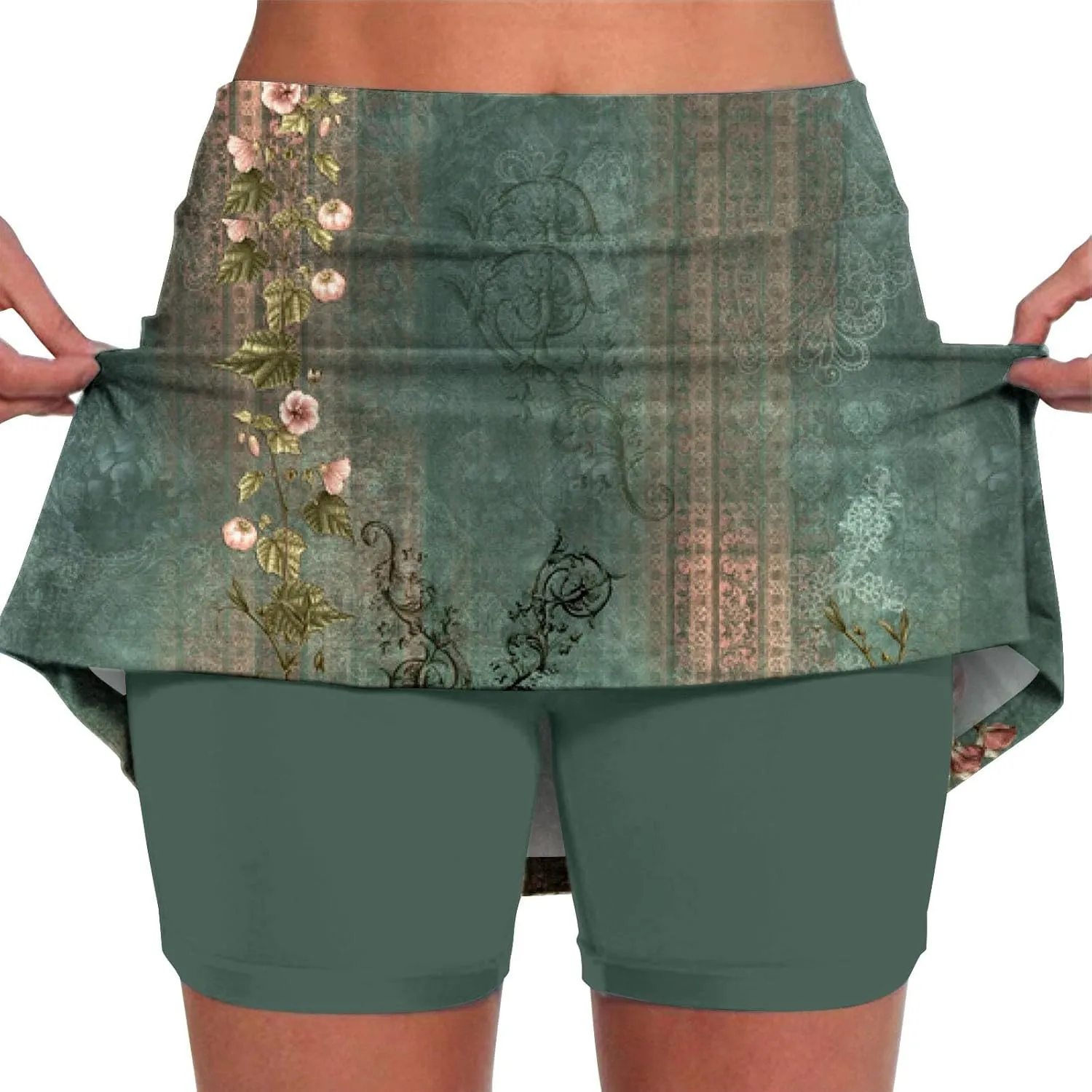 Golf Skirts for Women 18 inch Short Shorts for Women high Waisted Long Tennis Skirt Long Inseam