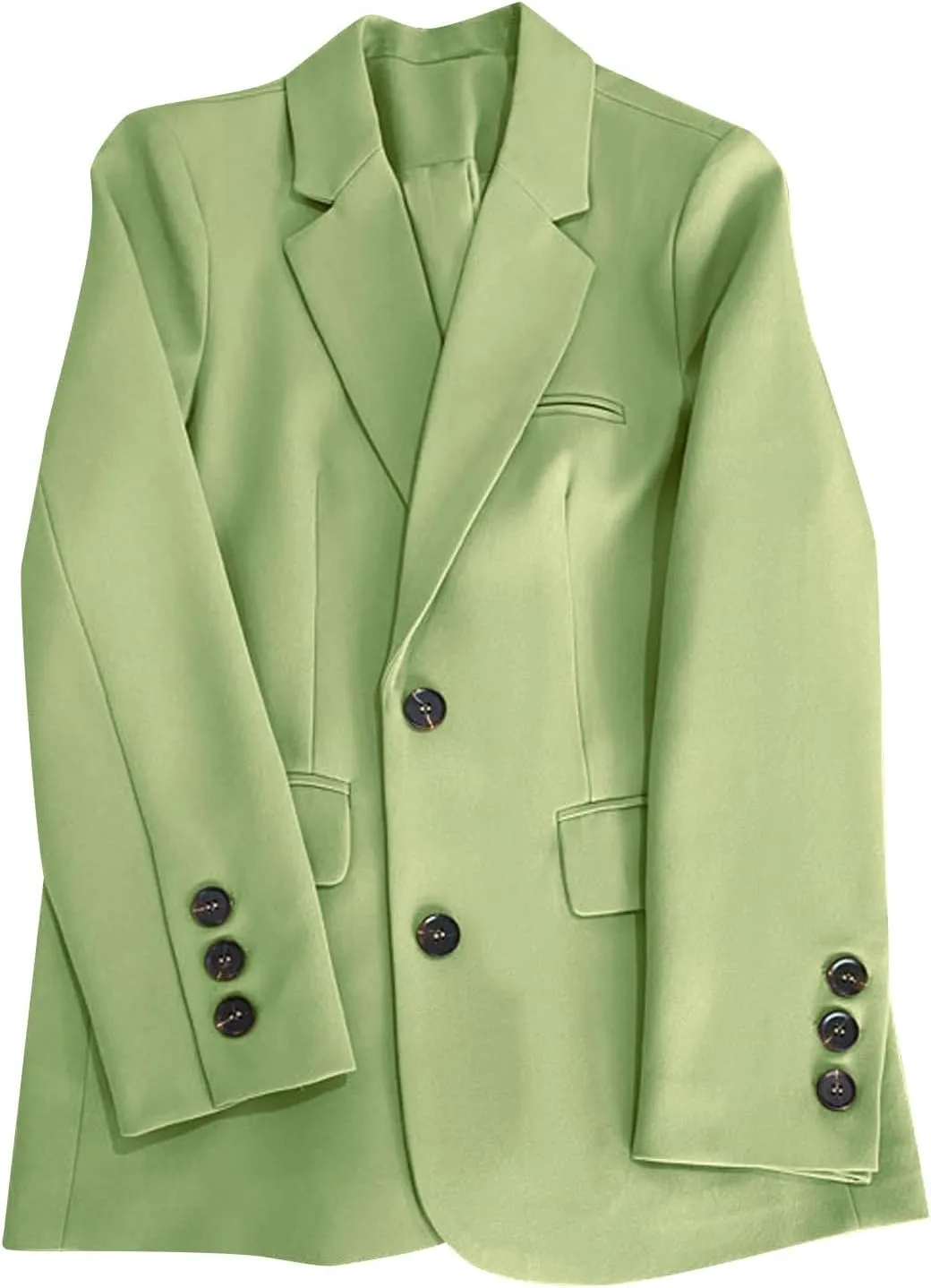 Jackets for Women Trendy Plus Size Lightweinght Blazer Lapel Open Front Cardigan Work Office Suits Coats 2024