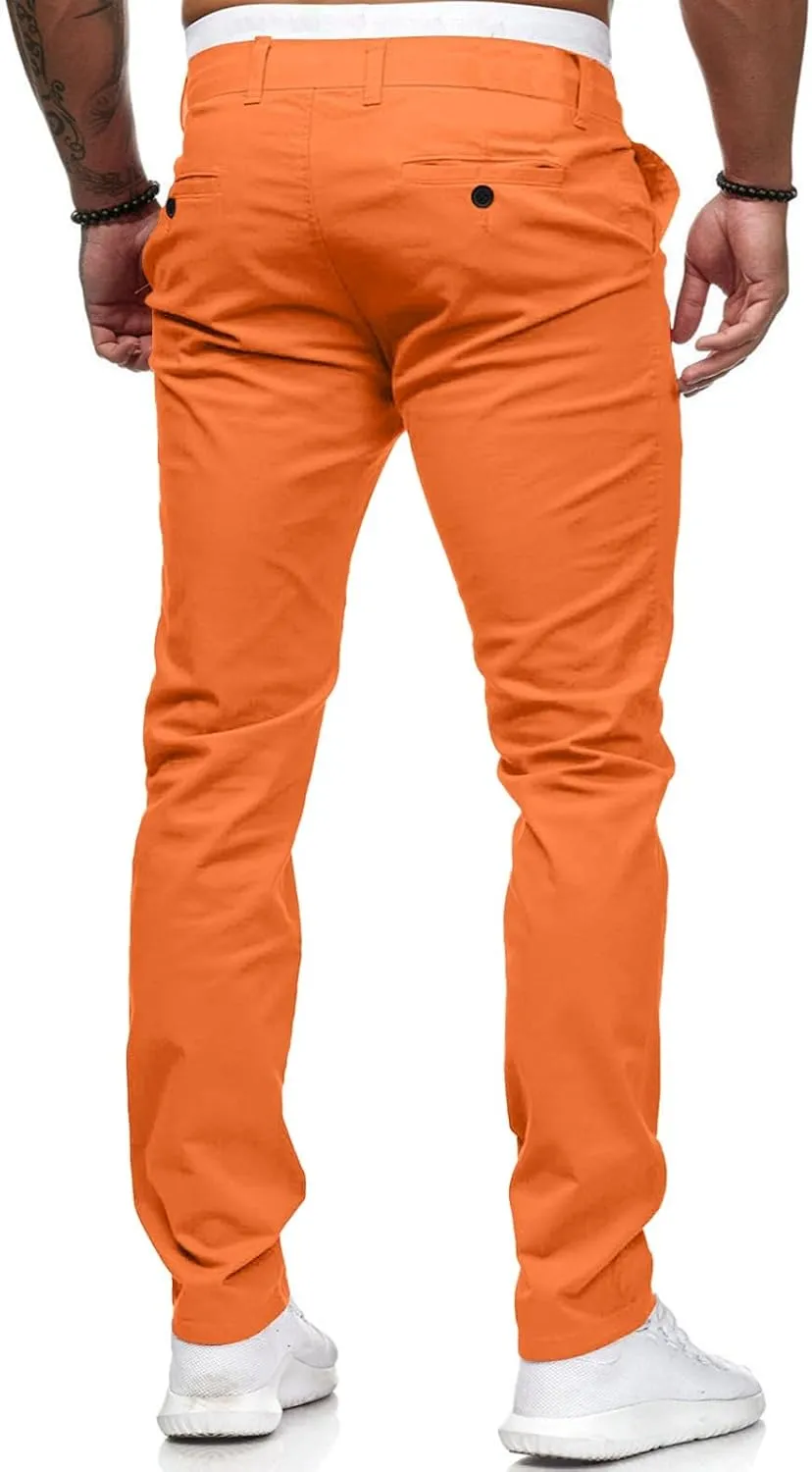 Jeans for Men Slim Fit Skinny Stretch Comfy Jeans Denim Pants Casual Straight Leg Full Length Trousers with Pocket