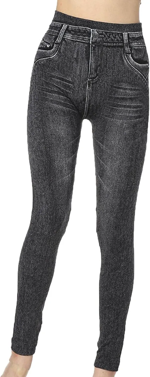 Jeans for Women Trendy Classic Button Push up Skinny Jeans Trousers Slim Fit High Waisted Denim Pants