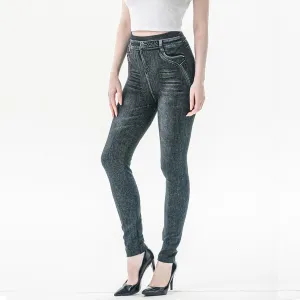 Jeans Women High Waisted Tummy Control Skinny Denim Pants Jeans Trendy Stretch Straight Leg Trousers