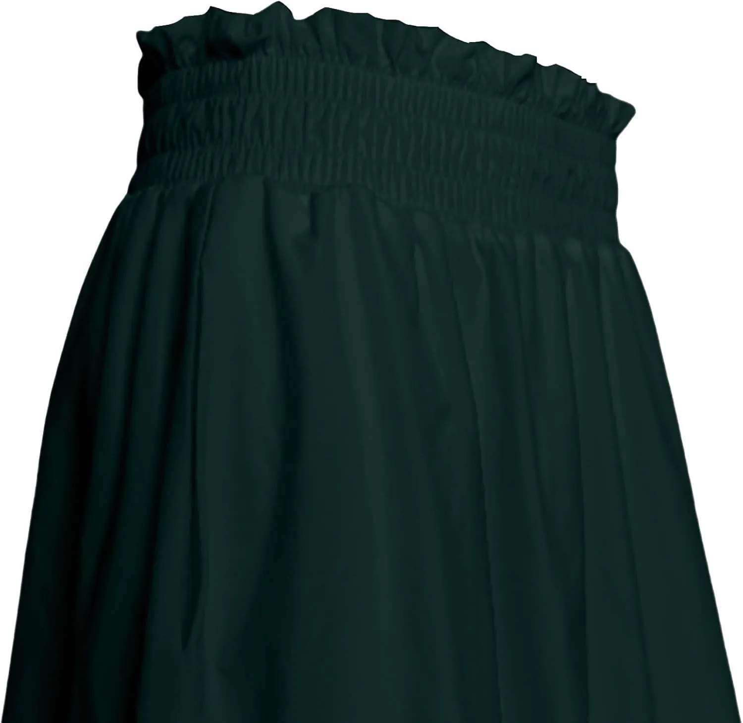 JOFOW Casual Puff Bubble Mini Skirts Going Out Skirts for Women Mini Skirt with Shorts Ruffle Shorts