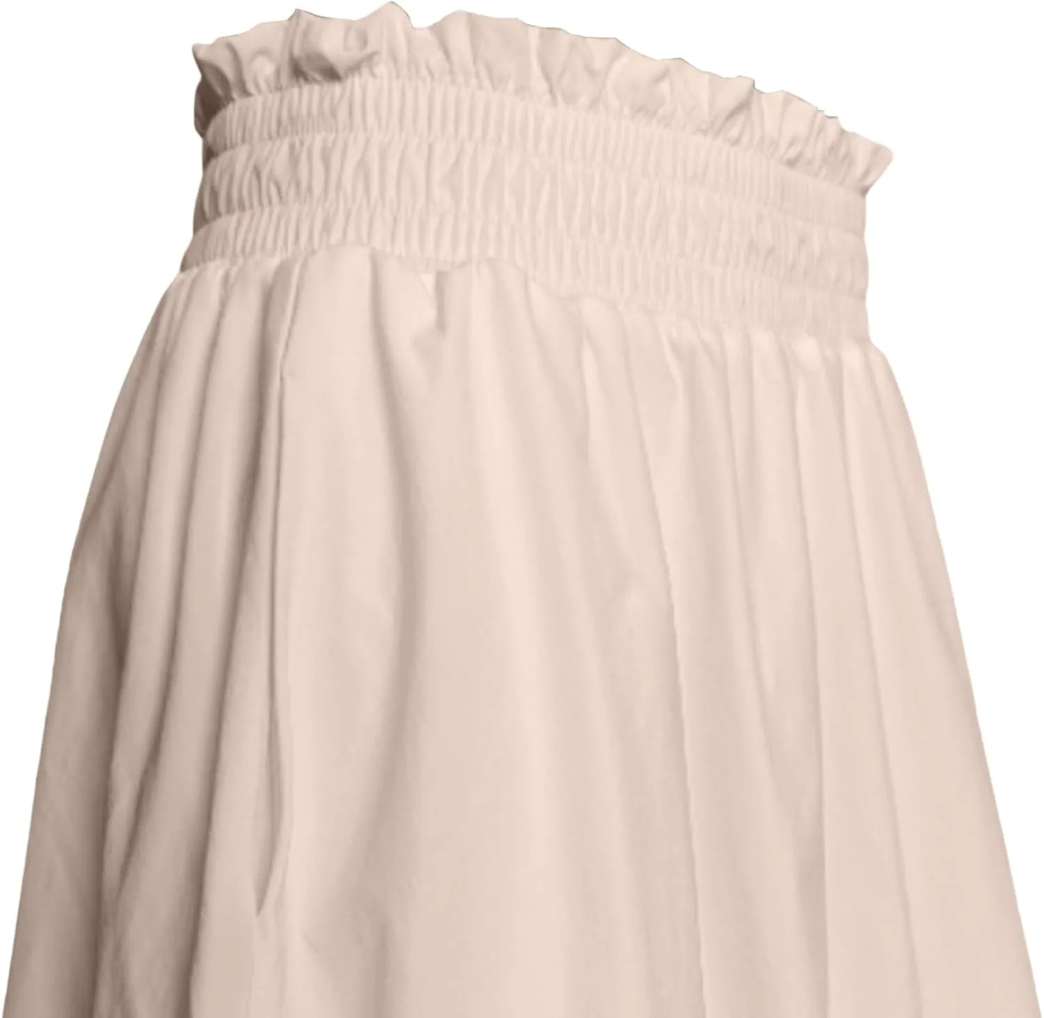 JOFOW Casual Puff Bubble Mini Skirts Going Out Skirts for Women Mini Skirt with Shorts Ruffle Shorts