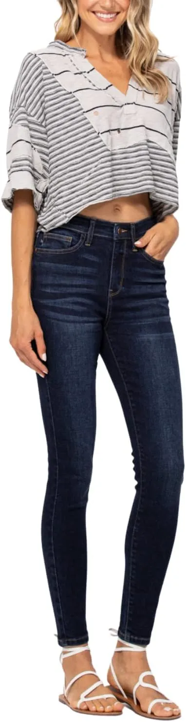 Judy Blue High Waist Non Distressed Skinny Jeans