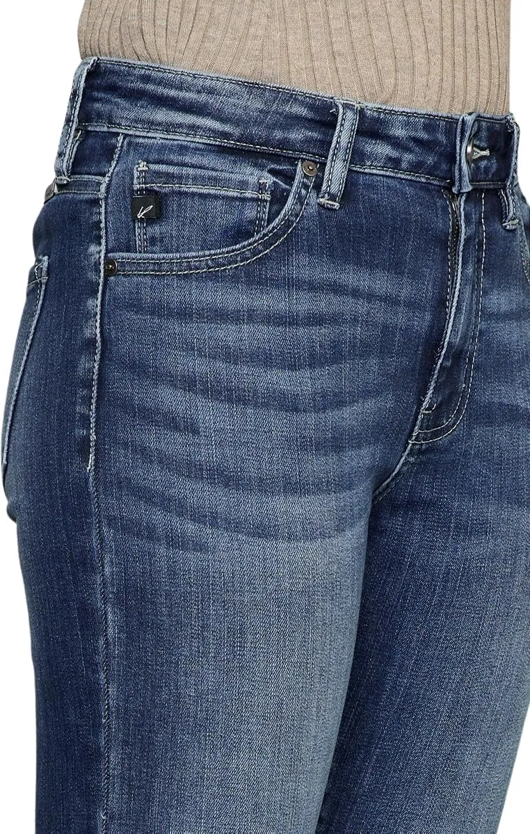 Kan Can Women's Marla High-Rise Skinny Bootcut Jeans KC8683