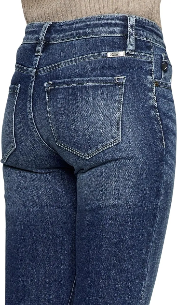 Kan Can Women's Marla High-Rise Skinny Bootcut Jeans KC8683