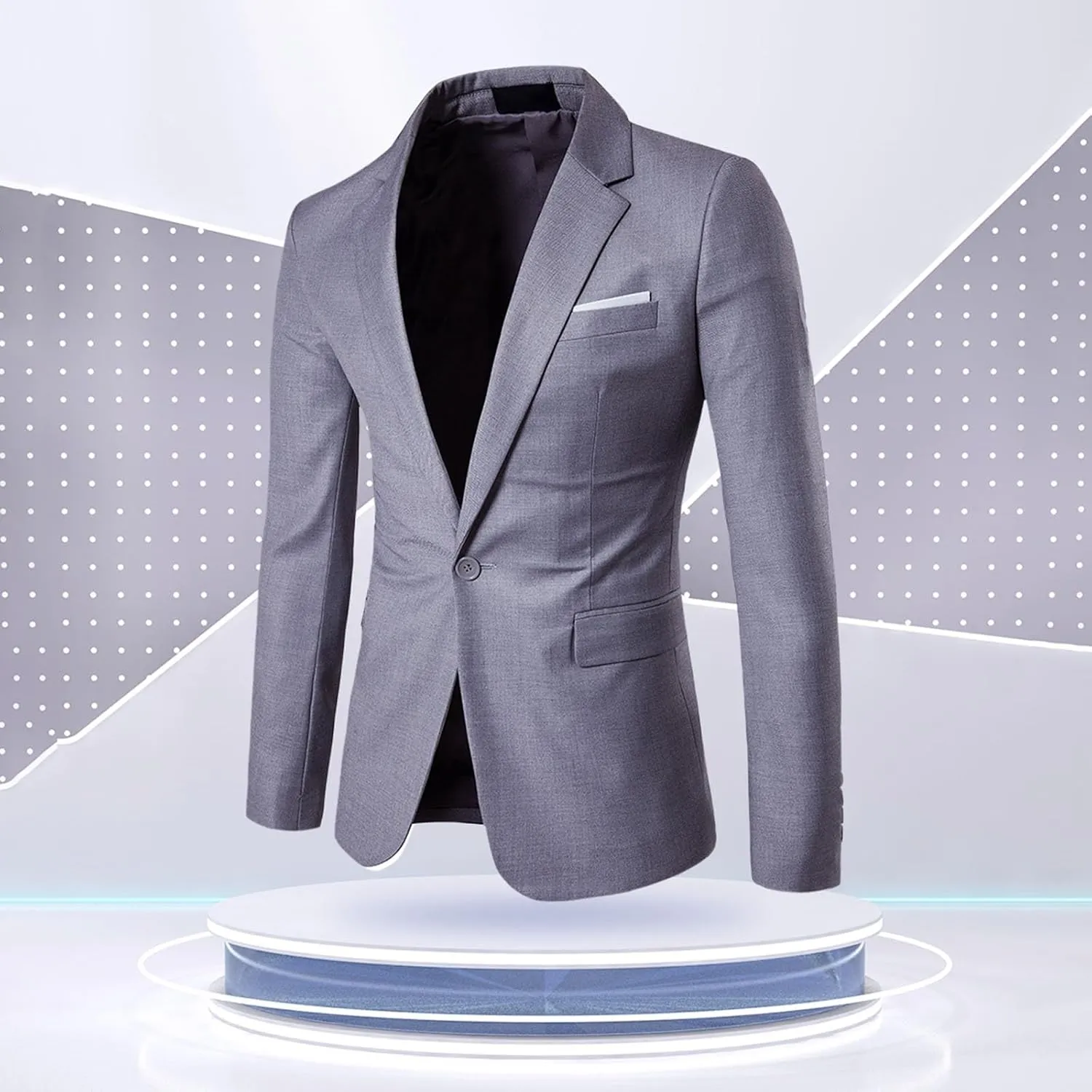 LCMTWX Blazer For Men One Button Slim Fit Sport Coat Business Daily Summer Jacket Men Summer Suits For Men Windbreaker