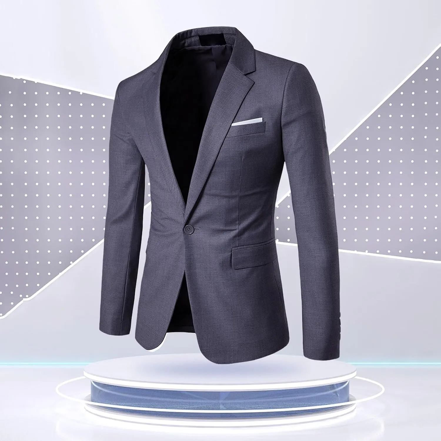 LCMTWX Blazers For Men 2024 Button Slim Fit Sport Coat Business Daily Mens Black Suit Jacket Coats For Men Mens Hugh
