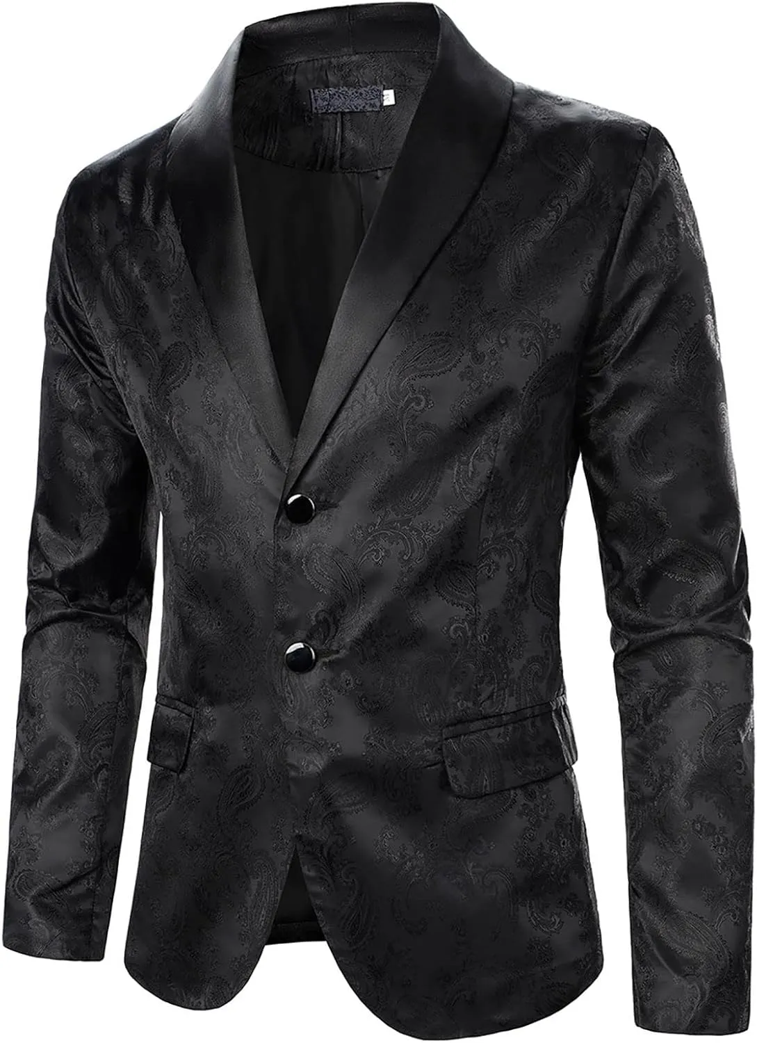LCMTWX Blazers for Men Button Top Men's Casual Fit Suit One Jacket Charm Coat Sequin Party Men's Coats Jackets Mens Suit